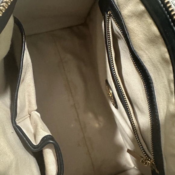 Tory Burch Brown and Black Satchel with Leopard Print - Picture 3 of 6